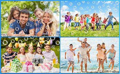 86 Holes Rocket Bubble Gun Toys Kids Electric Launcher Handheld Portable Toys  Automatic Bubble Gun Outdoor Toys Children Gifts